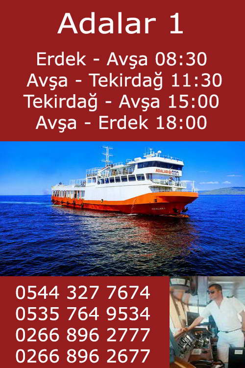 Adalar 1 Tekirdağ Avşa Adası