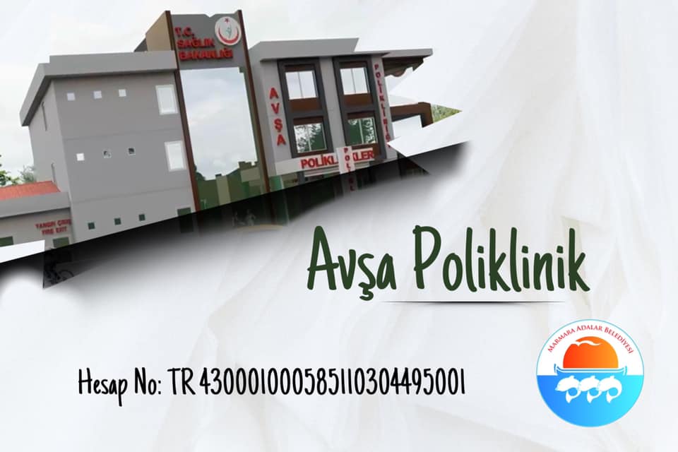 Avşa Adası'na Poliklinik.